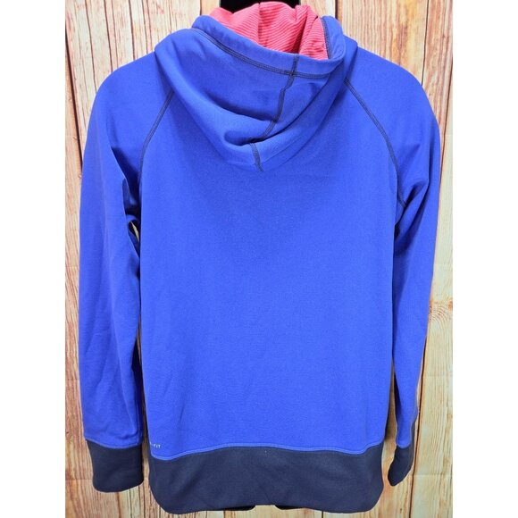Nike Womens Therma-Fit Hoodie Large Blue - Picture 2 of 7